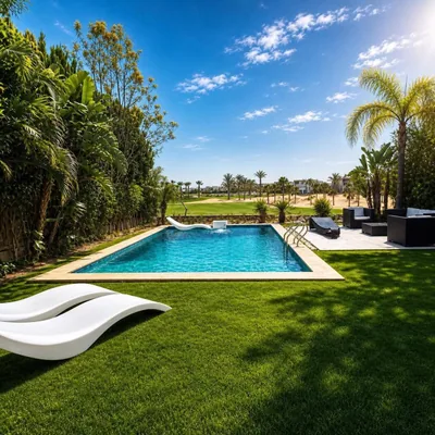 First-Row Golf Chalet with Private Pool — Hacienda Bay — vacation rental in North Coast